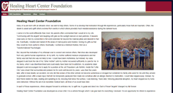 Desktop Screenshot of healingheartcenter.org