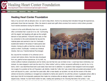 Tablet Screenshot of healingheartcenter.org